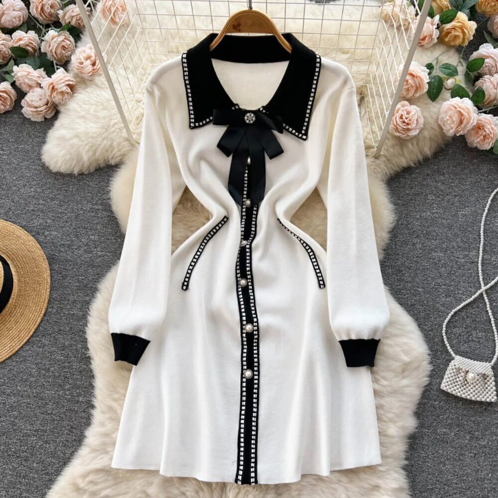 Super cute mini dress sweater‎